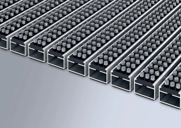 Produktansicht einer Emco Fußmatte mit der Original-Einlage "Cassettenbürste"